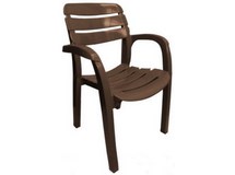 Кресло N3 Далгория пластиковое, арт. 4737-110-0004-shokoladnyj, цвет: шоколадный