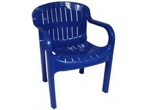Кресло N4 Летнее пластиковое, арт. 4737-110-0005-sinij, цвет: синий