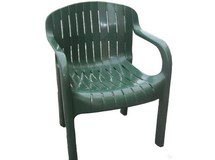 Кресло N4 Летнее пластиковое, арт. 4737-110-0005-temno-zelenyj, цвет: темно-зеленый