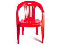 Кресло N5 Комфорт-1 пластиковое, арт. 4737-110-0031-krasnyj, цвет: красный