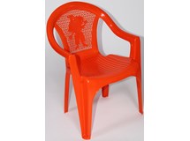 купить Кресло детское пластиковое, арт. 4737-160-0055-krasnyj, цвет: красный