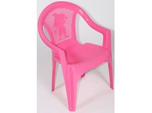 Кресло детское пластиковое, арт. 4737-160-0055-rozovyj, цвет: розовый