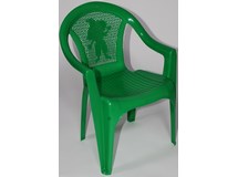 Кресло детское пластиковое, арт. 4737-160-0055-zelenyj, цвет: зеленый