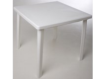 Стол квадратный пластиковый, арт. 4737-130-0019-kv-pr-belyj, цвет: белый
