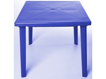 Стол квадратный пластиковый, арт. 4737-130-0019-kv-pr-sinij, цвет: синий