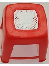 Табурет детский пластиковый, арт. 4737-160-0060-krasnyj, цвет: красный