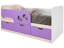 купить Детская кровать Минима Лего-2 (лиловый сад) 80х186 см
