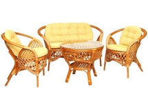 купить Набор мебели из натурального ротанга Melang 1305 (коньяк)
