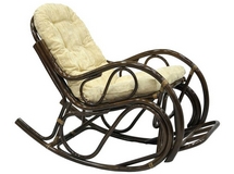 Кресло-качалка из натурального ротанга 05-17 (браун)