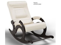 Кресло-качалка для гостиной Тироль экокожа (модель 44)