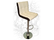 Барный стул 5006, кремово-коричневый