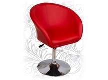 Барное кресло 8600 дизайнерское, красный