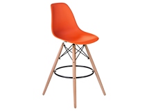 купить Барный стул PP623G Eames Style DSW светлые ножки, оранжевый