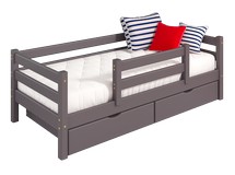 Кровать детская Соня 4 с защитой по центру (лаванда)