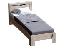 Кровать в спальню Соренто 900 (дуб бонифаций)