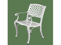 Стул с подлокотниками New Mesh Chair (белый)