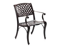 купить Стул с подлокотниками New Mesh Chair (бронза)