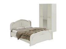 купить Стандартный набор мебели для спальни Лорена ГН-254.000, каркас/фасад - штрихлак