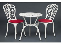 Стол и два стула Романс (Romance), цвет белый