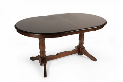 Обеденный стол EA Europa (овальный 160 х 100 см, три вставки по 39 см) 
